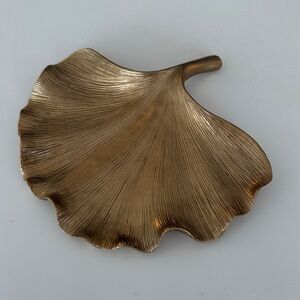 Gold Gingko Leaf Decorative Tray